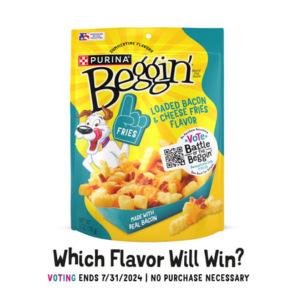 Purina Beggin’ Loaded Bacon and Cheese Fries Flavor Treats for Dogs