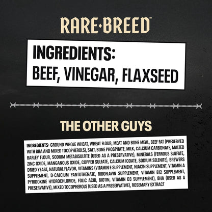 Dog Treats, Tender Meat Cuts Made with Beef, 3 Ingredients, Human Grade, 8 Count – 1 Ounce Multipack, for All Dog Sizes