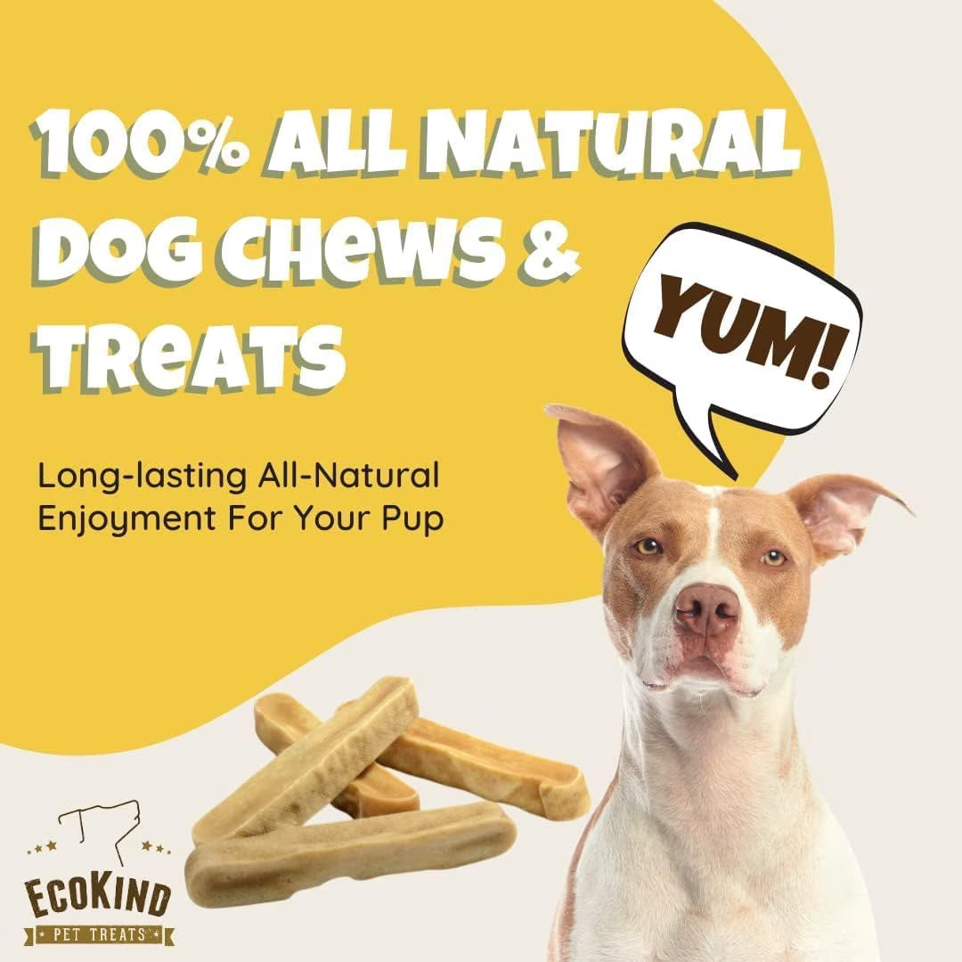 Yak Milk Dog Chews for Small Dogs, Yak Stick Dog Treats, Himalayan Dog Chews, 16 Pack, 22 Oz