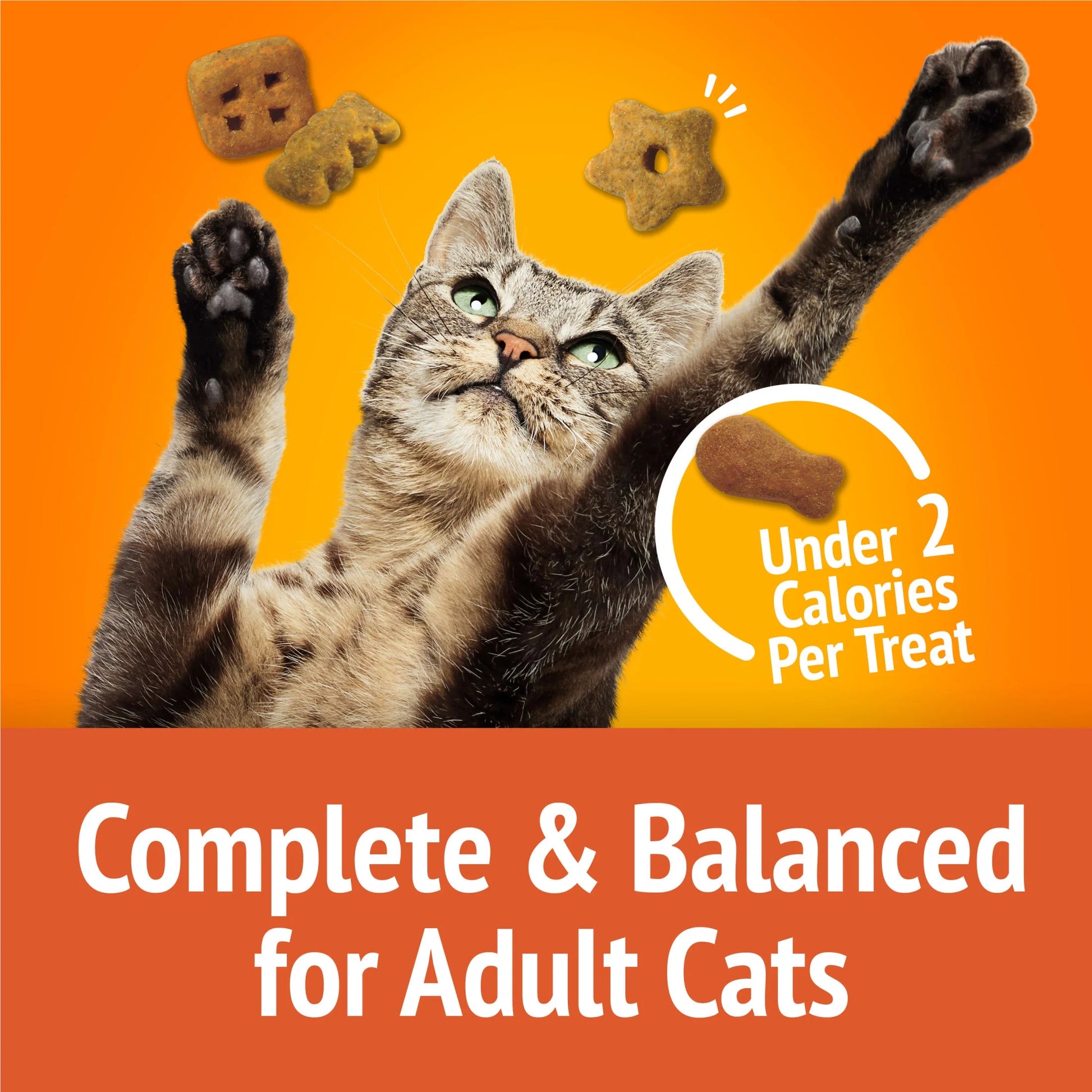(2 Pack) Purina  Party Mix Cat Treats, Original Crunch Snacks, 30 Oz. Canister