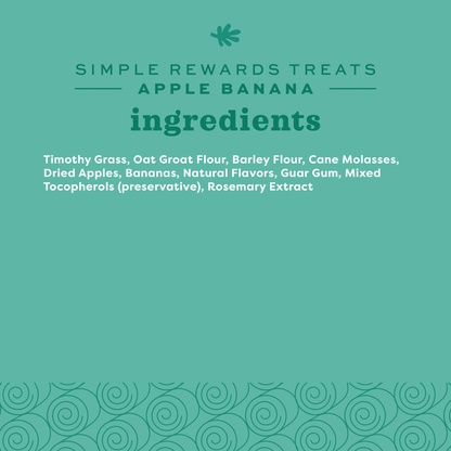 (3 Pack)  Simple Rewards Apple Banana Treats 3Oz.