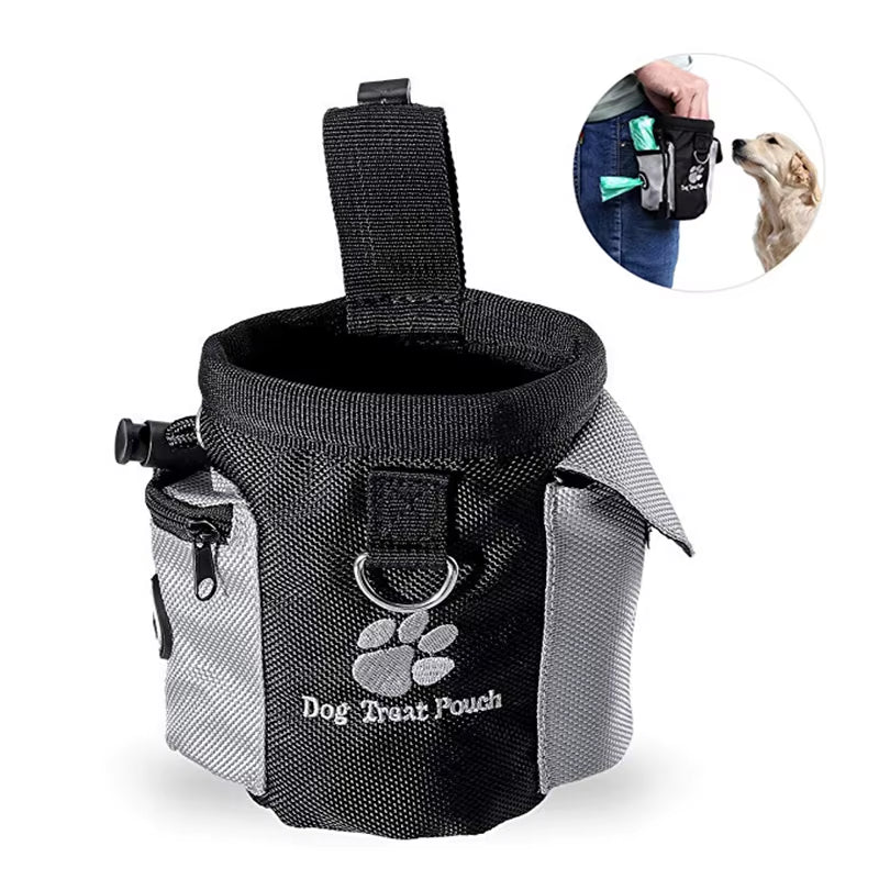 Dog Outdoor Training Bag Dog Fanny Pack Therapy Bag Multi-Functional Pet Bag Pet Treats Bag Train Snack Reward Waist Bag Pet Bag