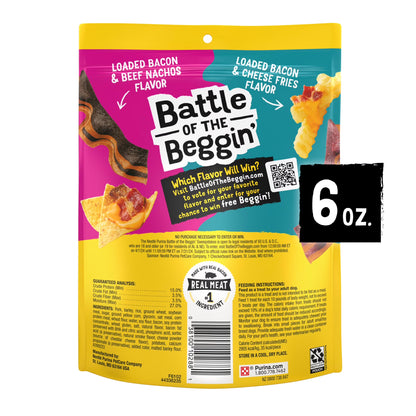 Purina Beggin’ Loaded Bacon and Cheese Fries Flavor Treats for Dogs